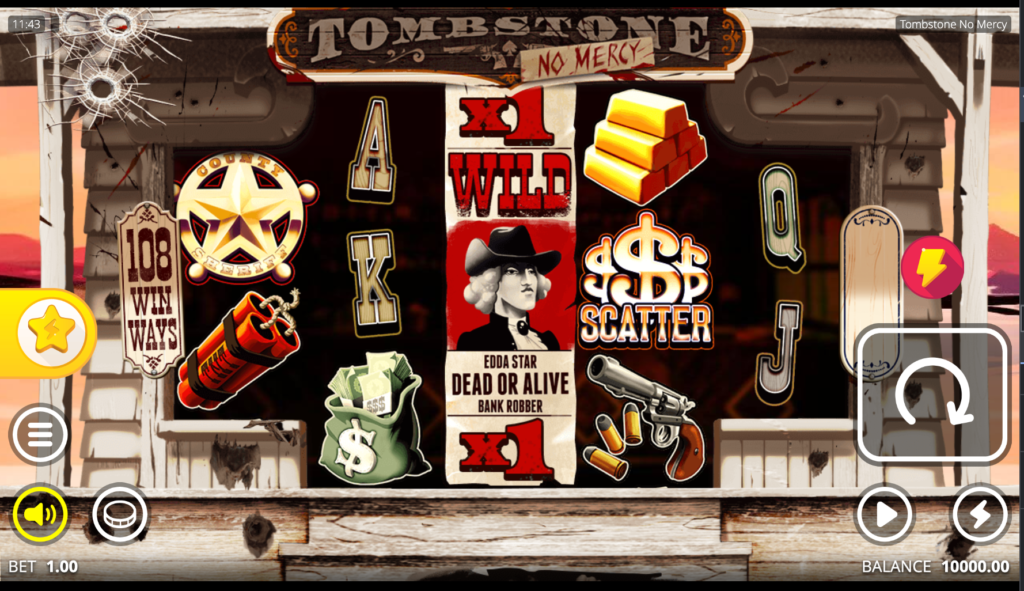 Tombstone No Mercy Slot by No Limit City