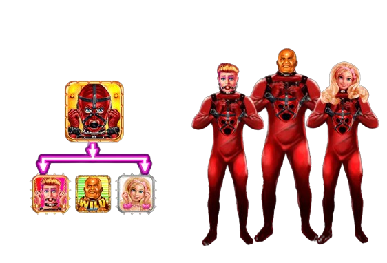 Gimpier Transformation is a feature of Kenneth Must Die slot by No Limit City