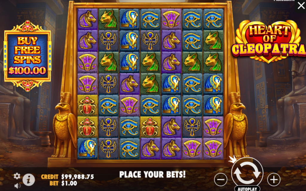 Heart of Cleopatra slot Theme by Pragmatic Play