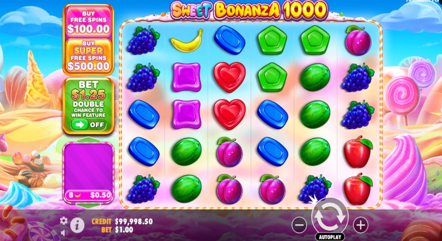 Sweet Bonanza 1000 slot game theme