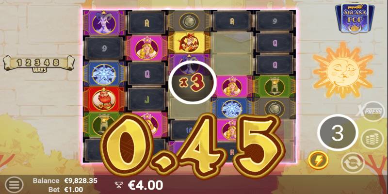 ArcanaPop slot theme