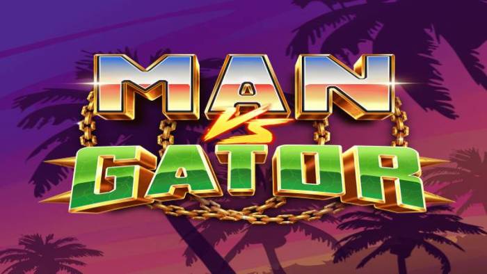 Man vs Gator slot game by ELK Studios