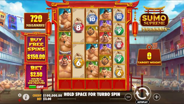 Sumo Supreme mega ways theme
