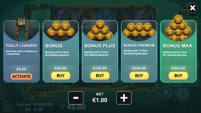 Feature Buy Options by Avatar UX in Depths Of Fortune