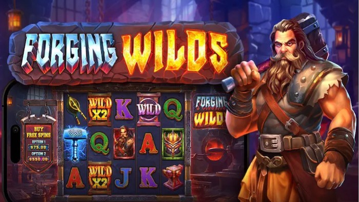 Forging Wilds slot game by Pragmatic Play