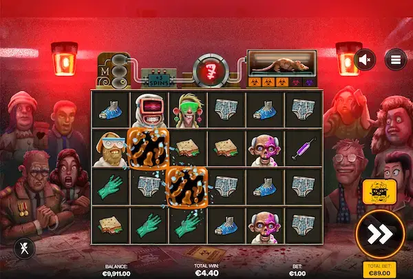 Pandemic Spins in Oops! slot game by Shady Lady