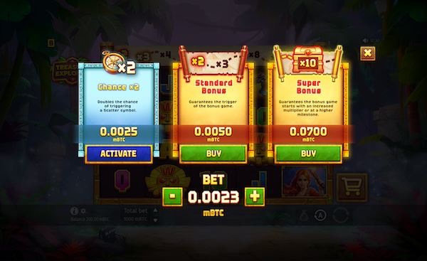 Buy Bonus in Treasure Explorer by BGaming