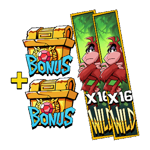 Bonus Game in Bonzo's bananza slot game by ELK Studios