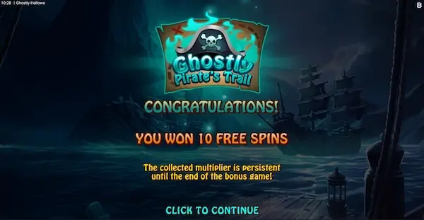 Bonus Game in Ghostly Hallows