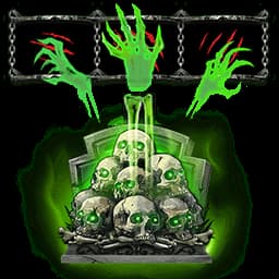 Forsaken Fingers in The Crypt 2 slot game by No Limit City