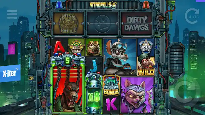 Nitropolis 5 slot game