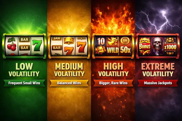 Volatility of slots levels