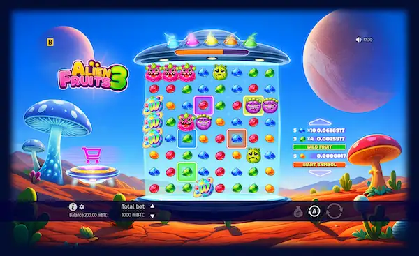 Alien Fruits 3 Slot game theme by Bgaming