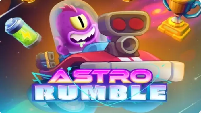Astro Rumble slot game by Bullshark games
