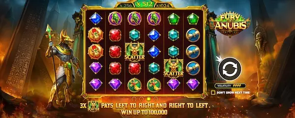 Fury of Anubis Slot game Theme