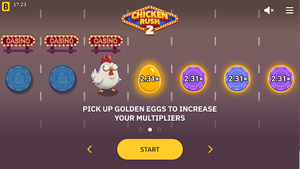 Chicken Rush 2 Theme by Bgaming