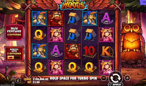 Out Of The Woods Slot Game Theme