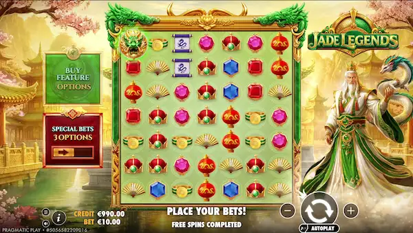 Jade Legends Slot game theme