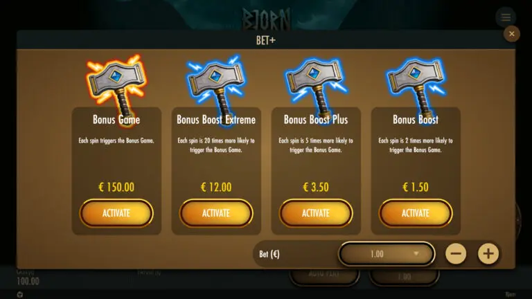 Bjron Feature Buys by Thunderkick